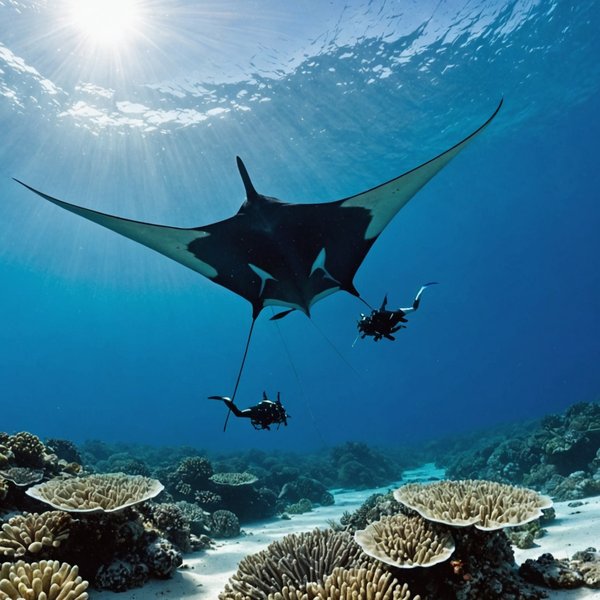 Où trouver les meilleures expériences de plongée avec les raies mantas en Polynésie française?
